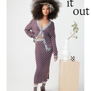 KULE Tawny Knit Tube Skirt